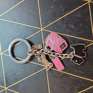 Coach Dog Keychain